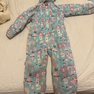 Whimsical Kids' Rain or Snowsuit with Pastel Print Jan and Jul GUC
